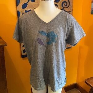 Life Is Good V-Neck Tee ‘All We Need Is Love’